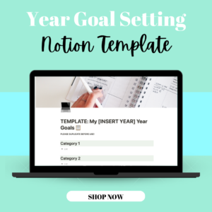 Yearly Goal Setting Notion Template